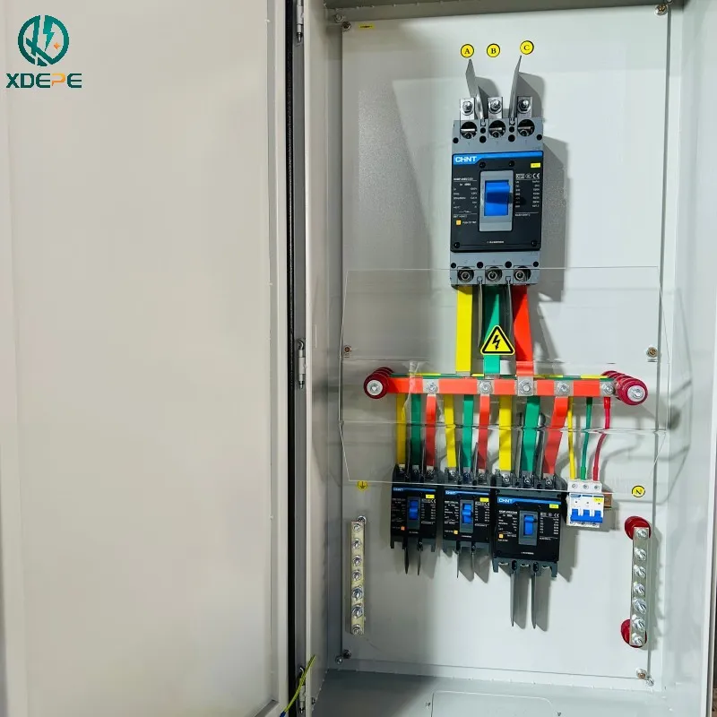 380V Painel de Distribuição Interruptor de Múltiplos Circuitos para Armazém Industrial