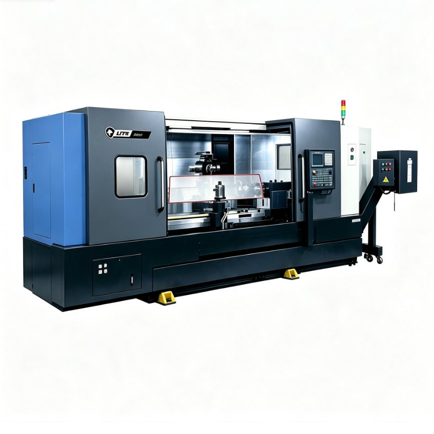 Centro de Torneamento CNC Horizontal Industrial Universal para Peças Automotivas e de Maquinário Pesado