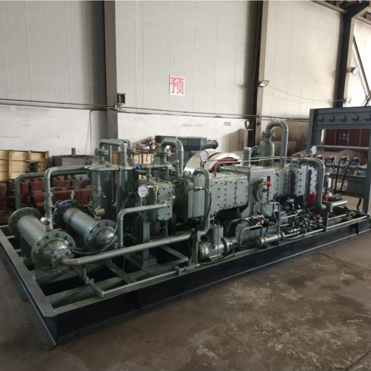 Skid Mounted High Efficiency Biogas Reciprocating Compressor Unit