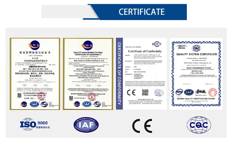 Certificações do Painel de Controlo