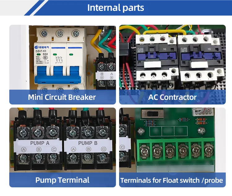 AC380V-415V/4kw Painel de Controle da Bomba de Pressão Elétrica Industrial