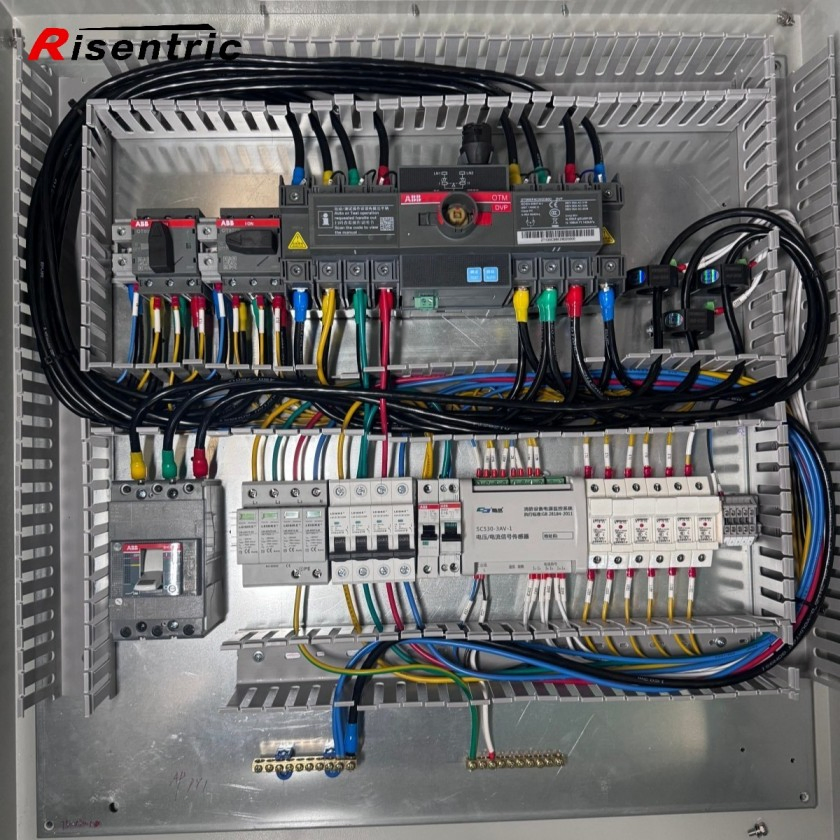Painel de Distribuição de Energia Industrial 3 Fase 415V/690V Painel de Controle Elétrico de Aço Personalizado Mcc