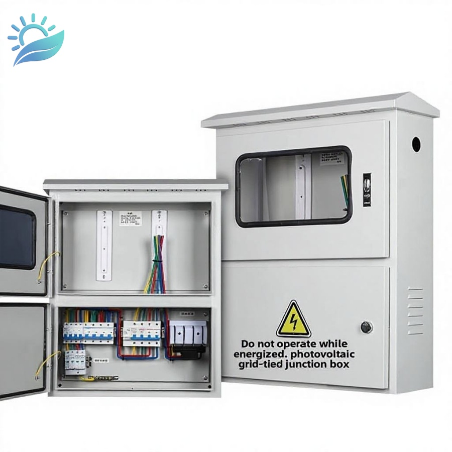 IP65 Caixa de Distribuição de Energia à Prova d'Água em Aço Inoxidável para Painéis Solares