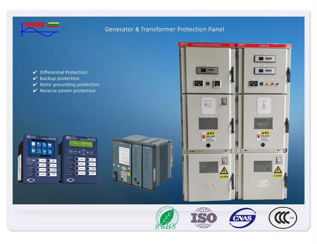 Painel de Proteção de Gerador e Transformador
