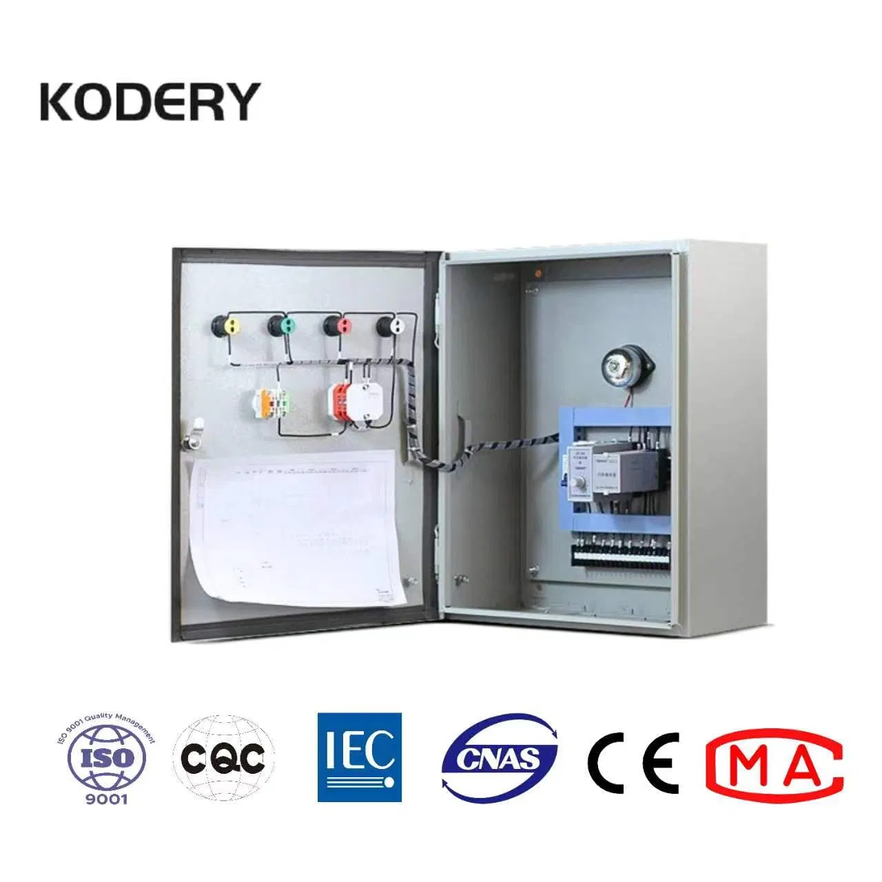 Painel de Distribuição Trifásico em Metal Kodery para Exterior Caixa de Junção Elétrica