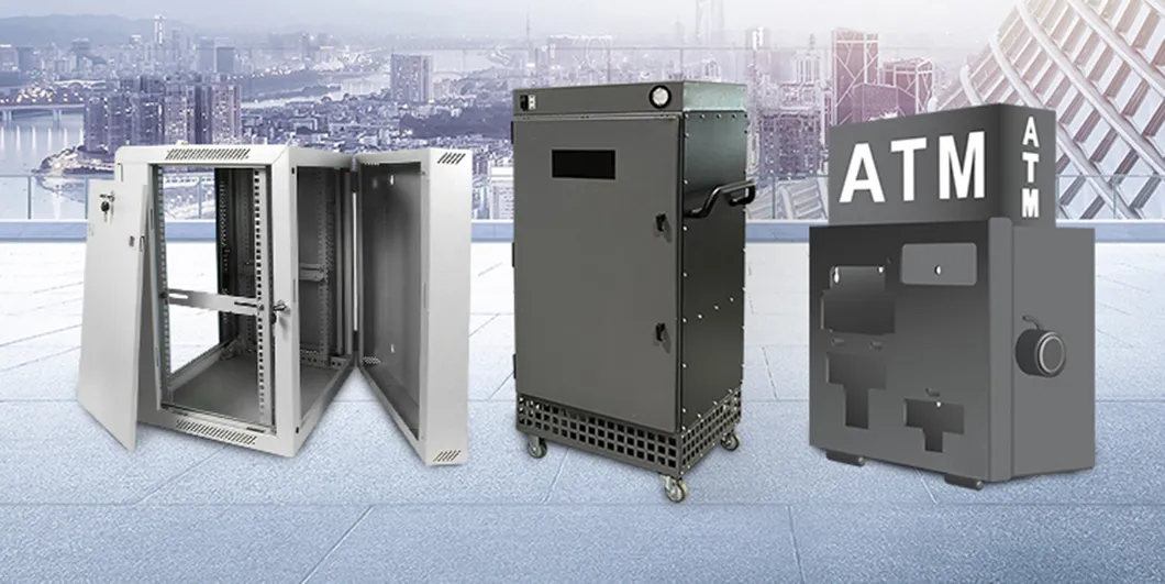 Unidade de resfriamento de ar embutida em aço inoxidável e alumínio para ambientes internos, equipamentos elétricos e gabinetes