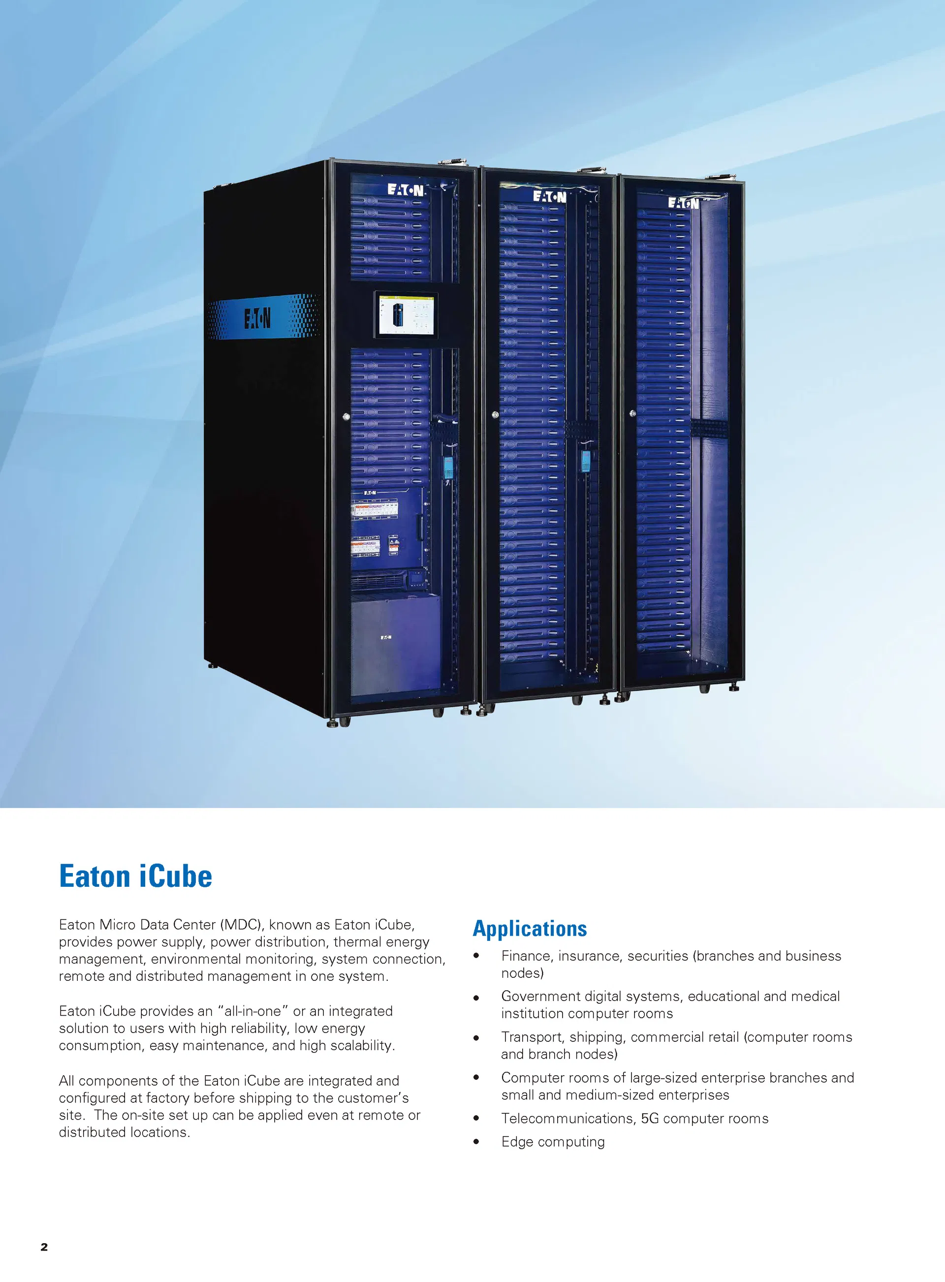 Centro de Dados Micro Eaton Refrigeração