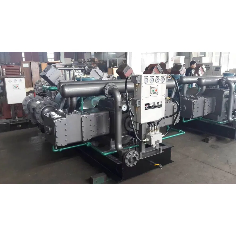 Skid Mounted High Efficiency Biogas Reciprocating Compressor Unit