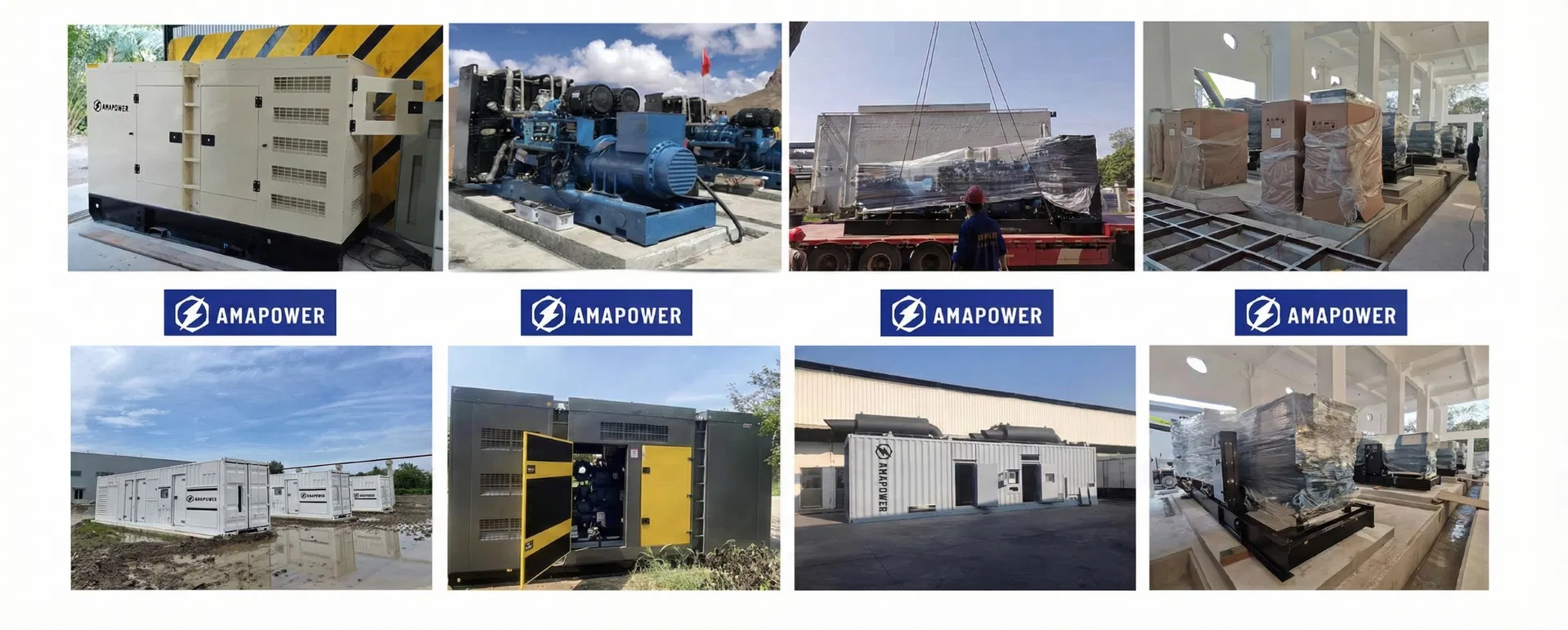 150kVA Painel de Controle do Gerador de Backup Tensão Nominal 110V-690V