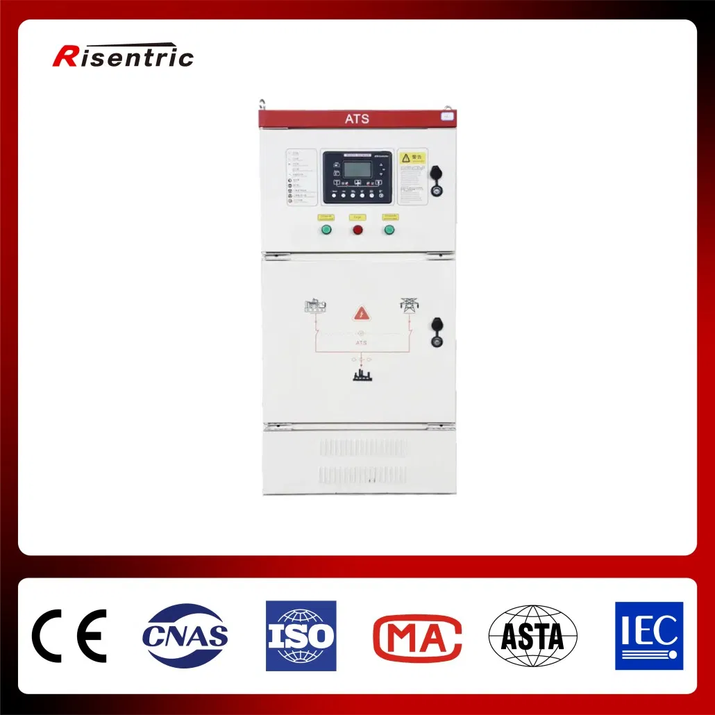 400V 125A Painel de Transferência Automática ATS Painel de Controle Elétrico para Sistemas de Backup de Gerador