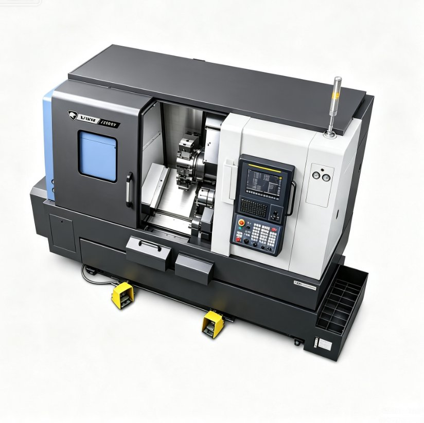 Flexible Custom Optional Modules Twin-Spindle Turning Center