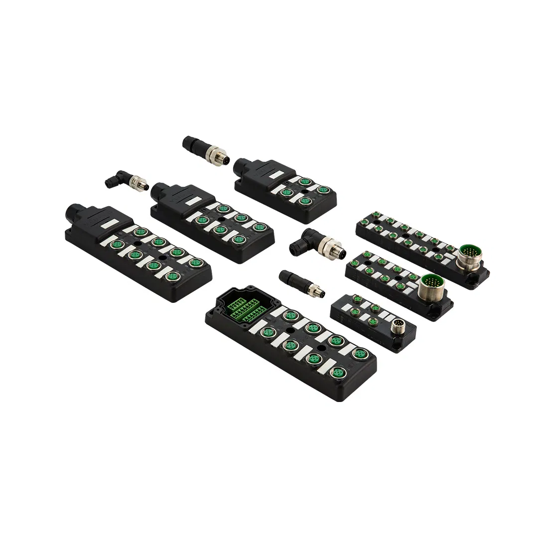12-Port Caixa de Junção Pesada para 4/5 Conexões de Pino