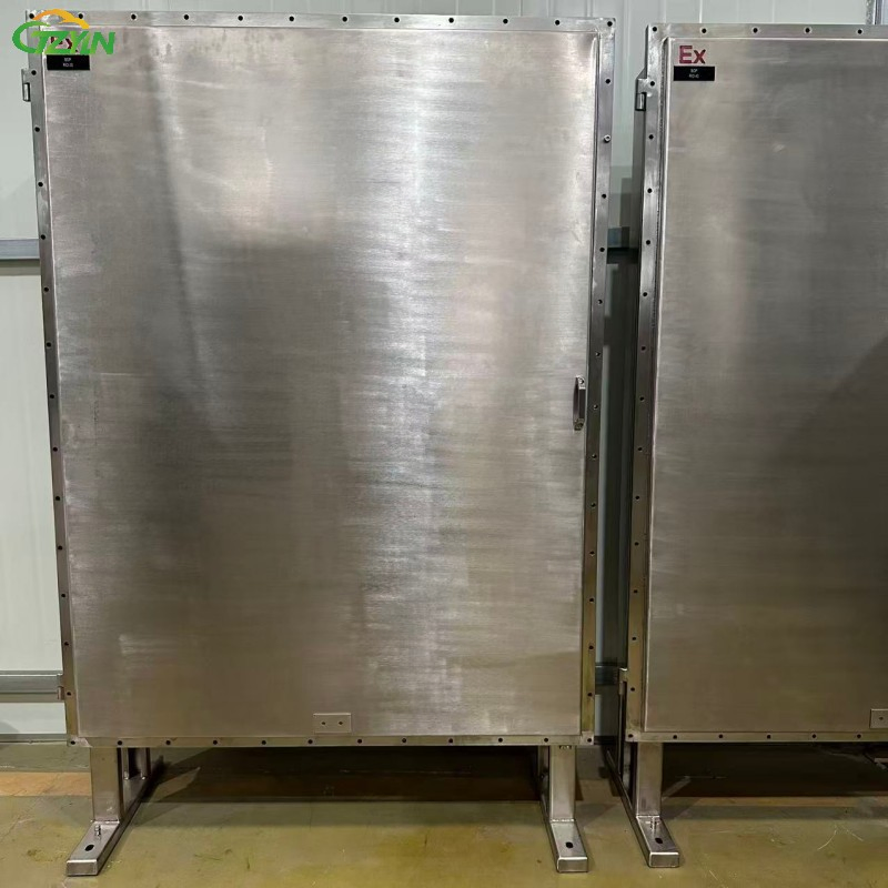 Gabinete Modular de PLC à Prova de Explosão IP55 Caixa de Aço Inoxidável para Campo de Petróleo