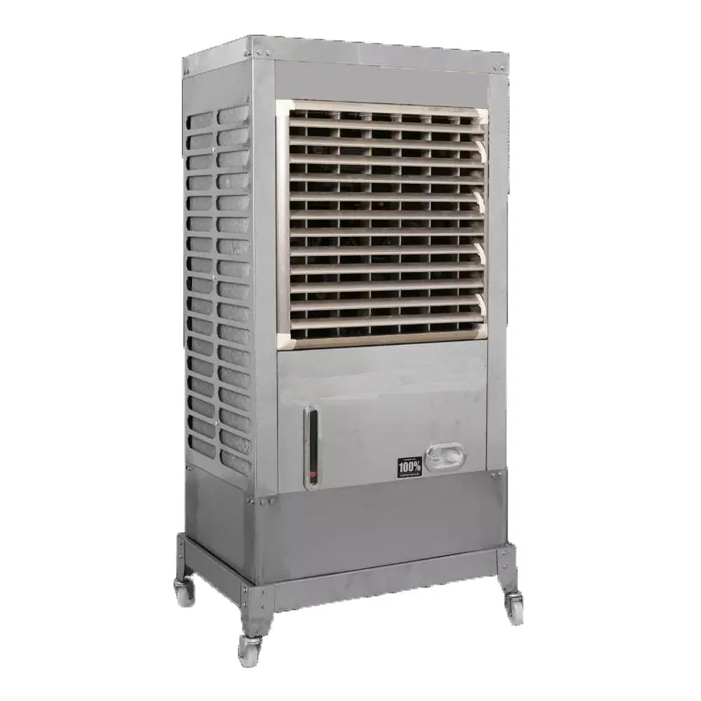 Unidade de resfriamento de ar embutida em aço inoxidável e alumínio para ambientes internos, equipamentos elétricos e gabinetes