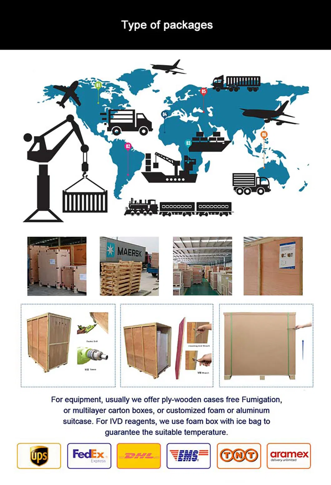 Processo de Transporte e Logística do Equipamento