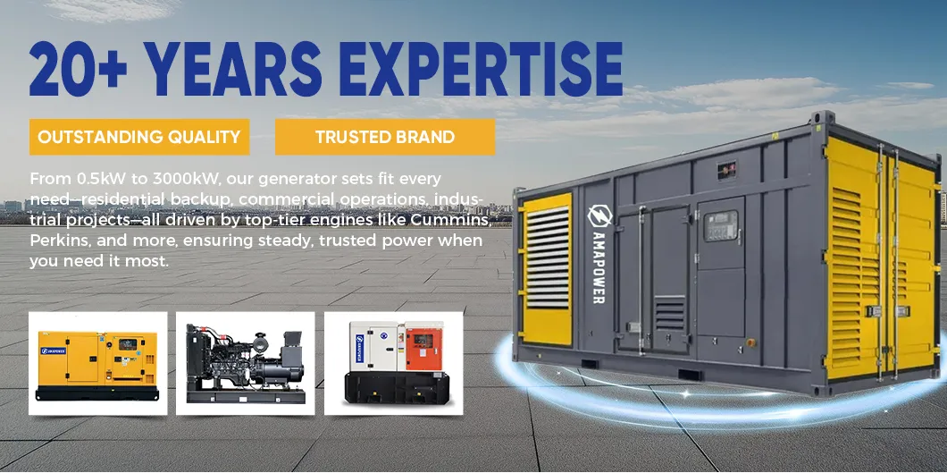 150kVA Gerador de Energia de Backup, Painel de Controle Comap, 110V-690V