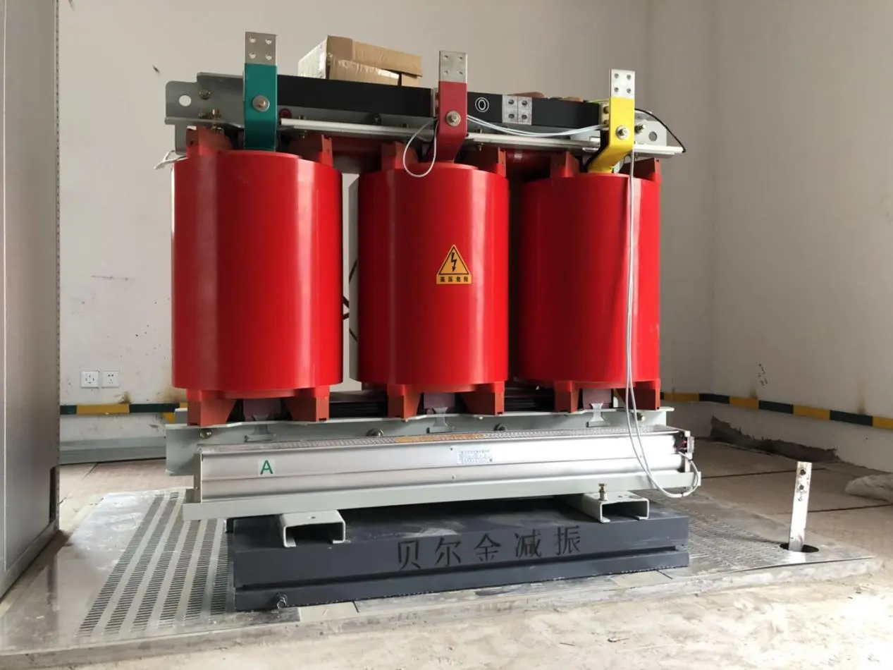Vibration isolation for power generation equipment and transformers