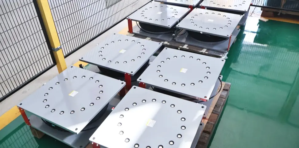 Bellking production line with robotic welders and CNC machining