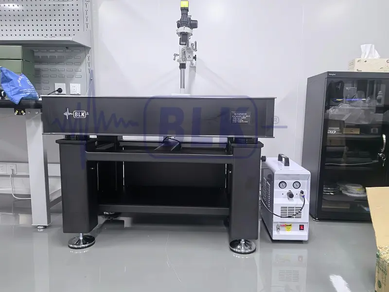 Vibration isolation for ultra-accurate semiconductor probing station