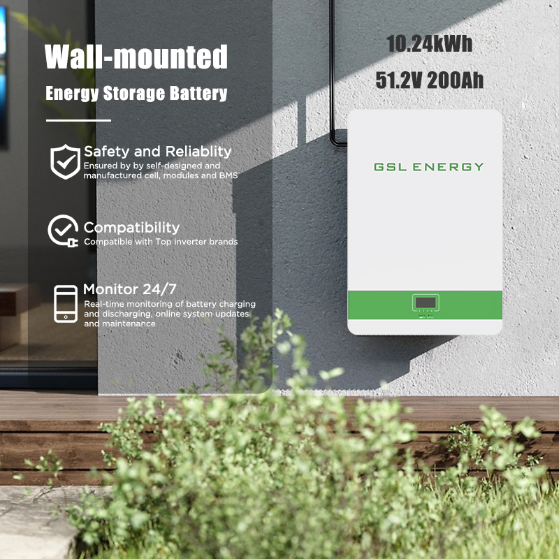 طاقة جيسل 48V 100ah/200ah تخزين بطارية هجينة مباشرة للمنزل 10kwh يمكن الاتصال 100% توريد المصنع من الصين