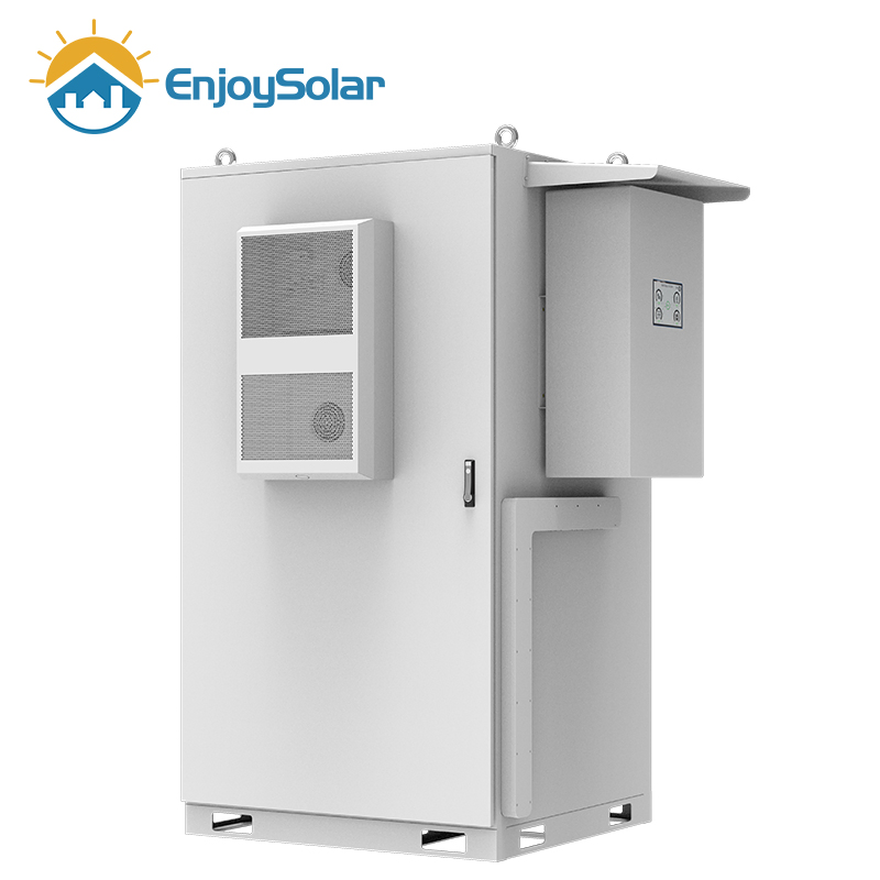 100kwh 200kwh الطاقة الشمسية LiFePO4 تخزين بطارية ليثيوم أيون الخارجية خزانة بيس مع 50kw عاكس شمسي هجين لنظام تخزين الطاقة الشمسية التجارية
