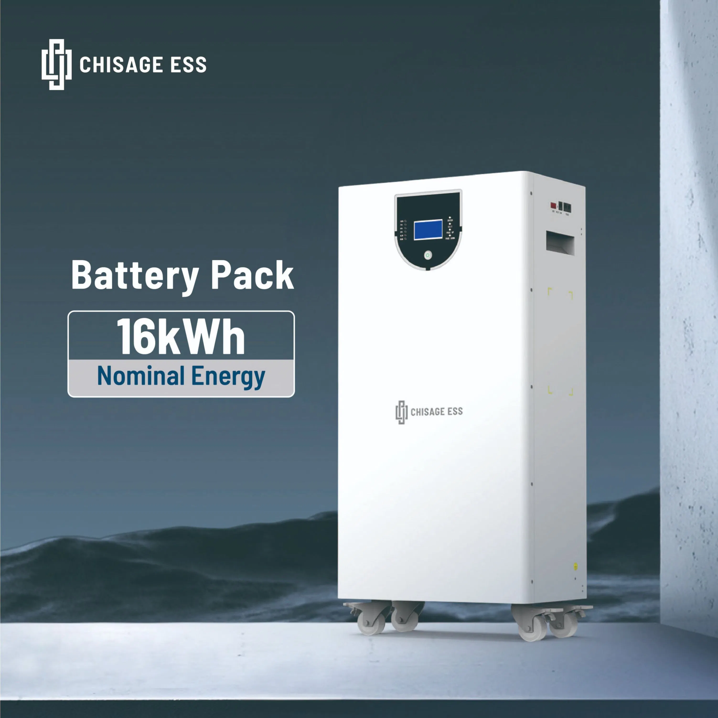 سعر المصنع خصم كبير الصين 16kwh 300ah 48V نظام تخزين الطاقة المنزلية من الطاقة الشمسية ليثيوم أيون المتجددة LiFePO4 حزمة بطارية بعجلات