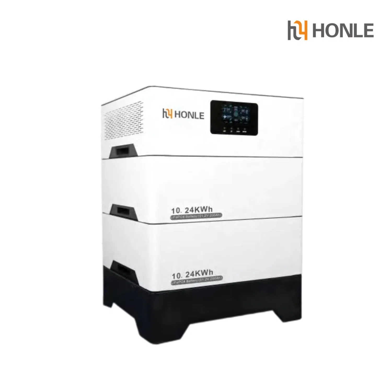 مولد الطاقة الشمسية المحمول هونلي 51.2V 5kwh نظام تخزين الطاقة ببطارية ليثيوم قابلة للتكديس مع ألواح شمسية