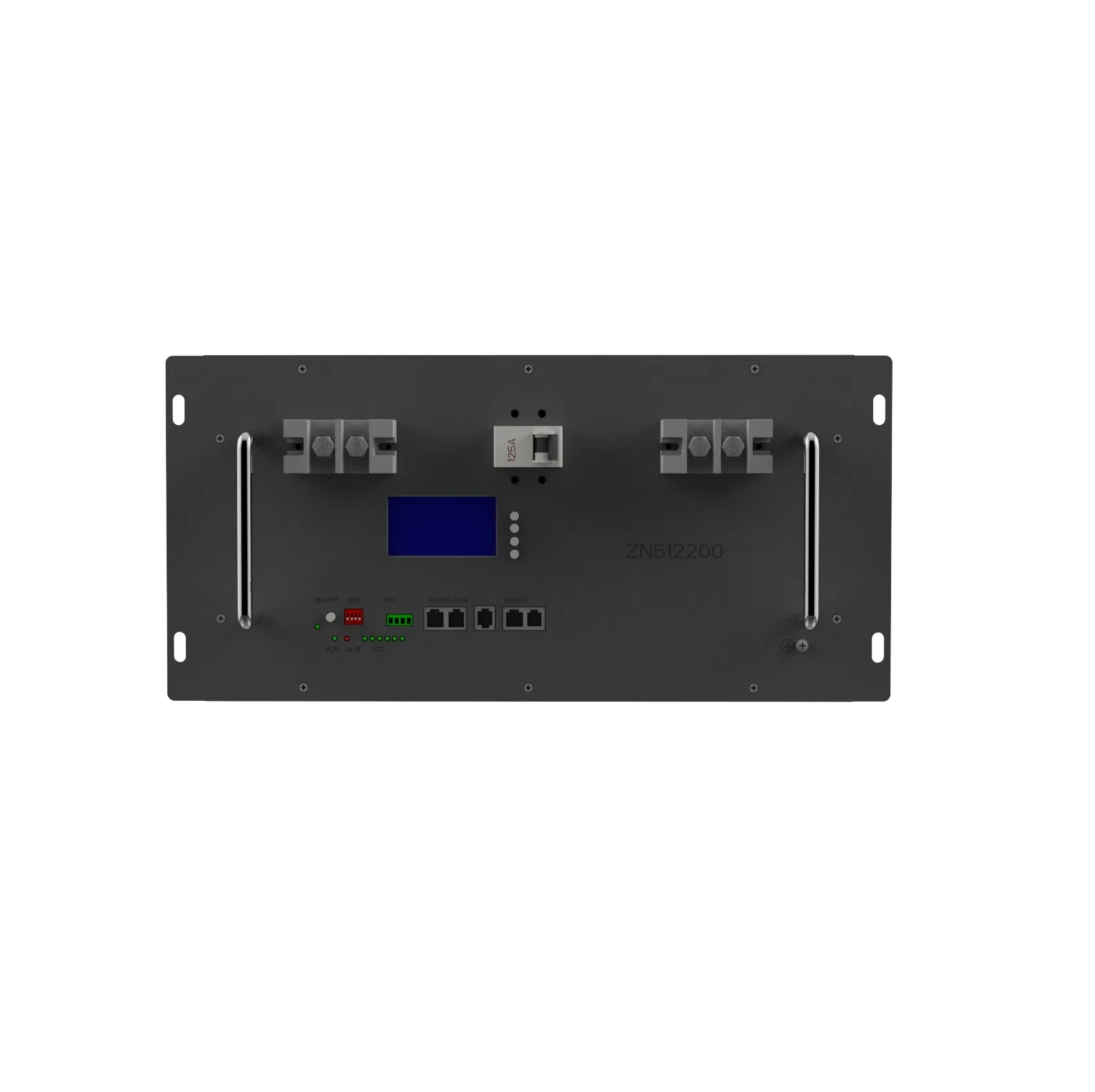 بطارية تخزين الطاقة المثبتة على الرف 51.2V 200ah 10240wh LiFePO4 Zn512200-R الطاقة الشمسية