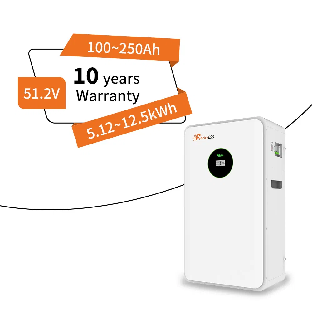 فليسيتييس 48V حزمة بطارية ليثيوم أيون 10kwh 20kwh نظام تخزين الطاقة المنزلية الهجينة عالية الجهد