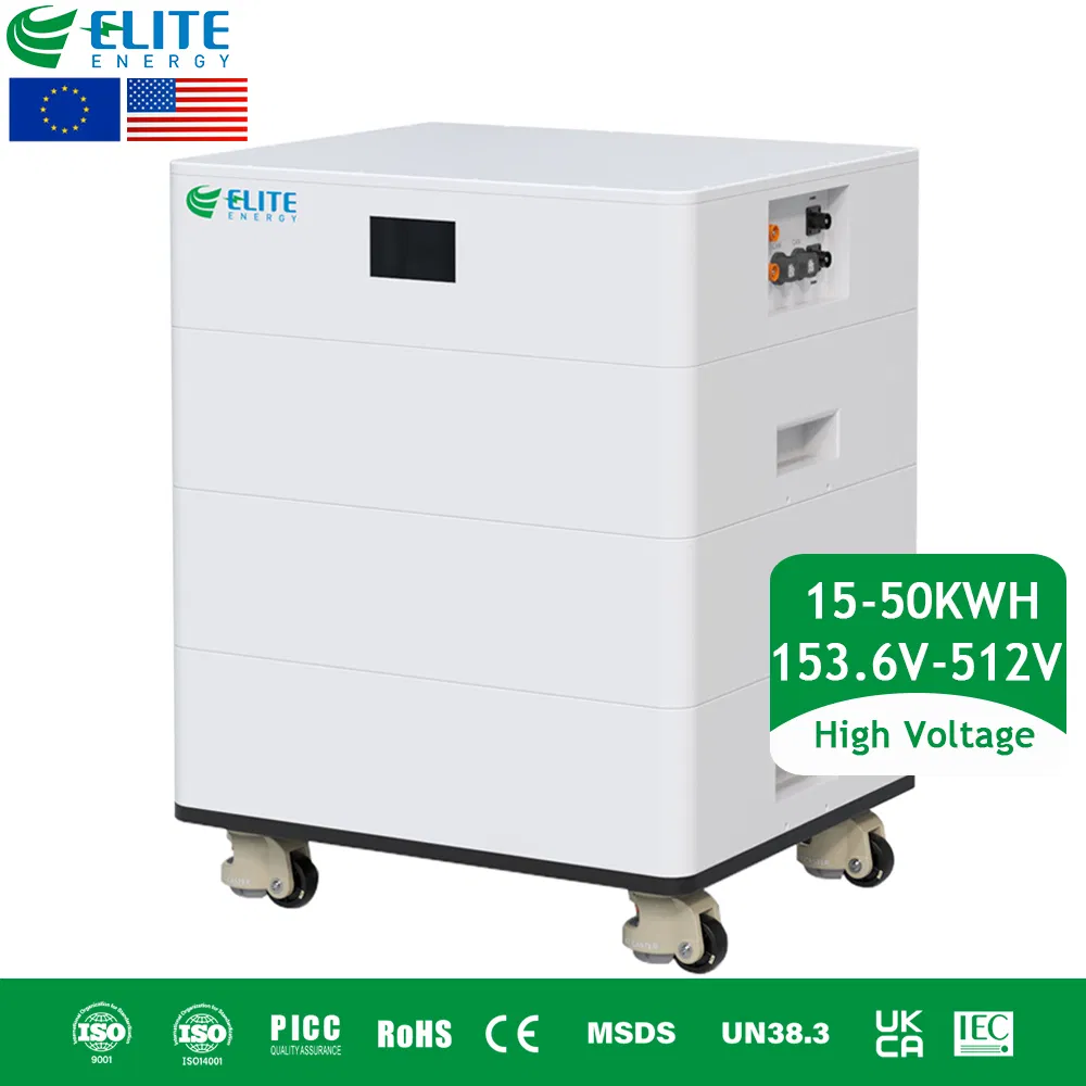 حزمة بطارية تخزين الطاقة الشمسية عالية الجهد 15kwh 20kwh 30kwh 40kwh 50kwh LiFePO4 للاستخدام المنزلي والتجاري