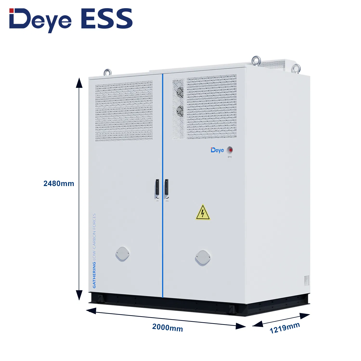 دي إيس Mc-L430-2h2 نظام تبريد سائل 200kwh بطارية ليثيوم شمسية لتخزين الطاقة التجارية والصناعية
