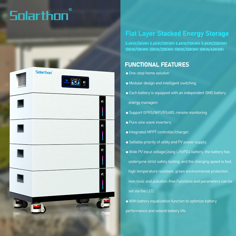 محطة طاقة شمسية بسعة عالية بطارية ليثيوم 20kwh حل تخزين طاقة منخفض الجهد
