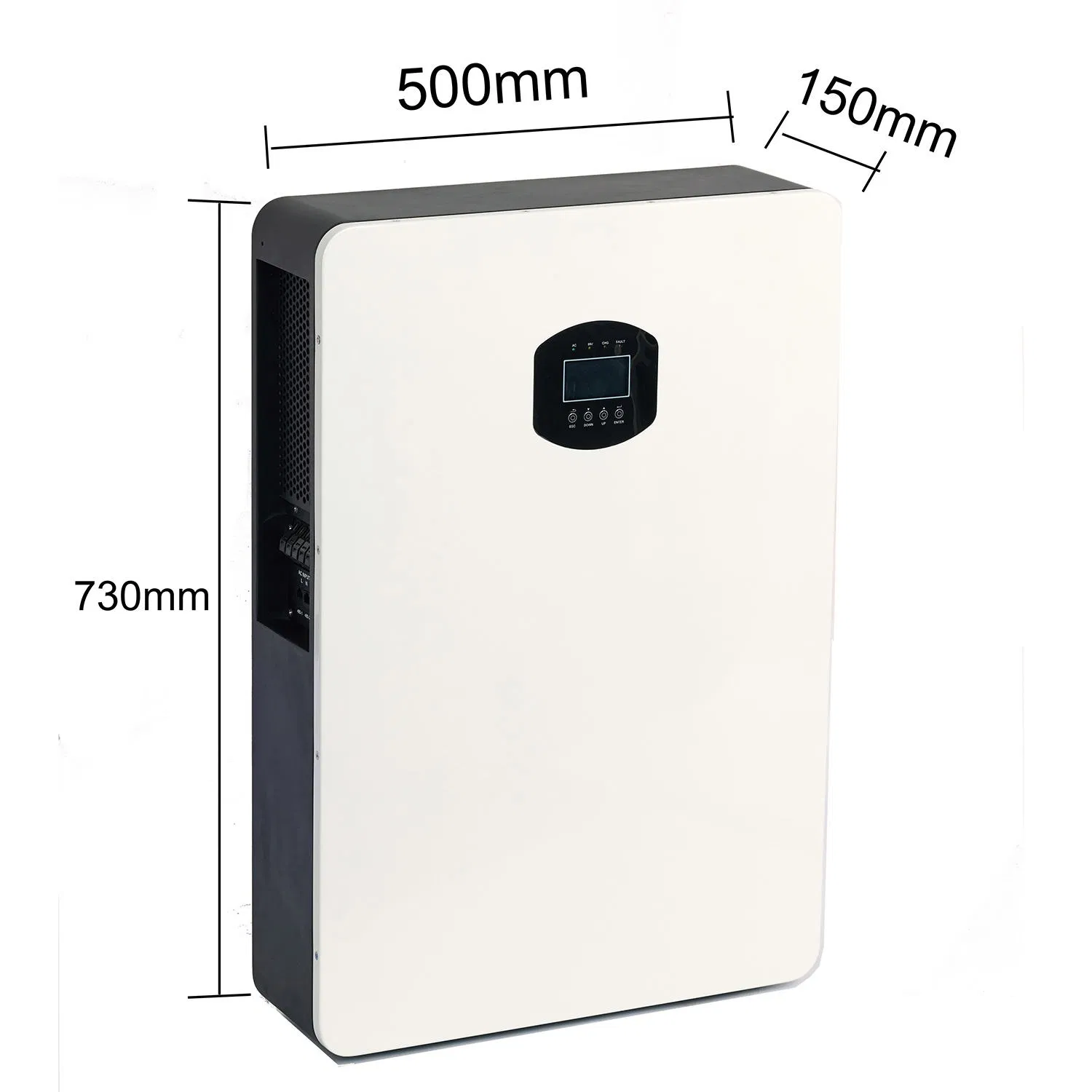 غلاو Kf1-CD1 5kwh نظام تخزين الطاقة المنزلي الهجين المثبت على الحائط للألواح الشمسية بطارية ليثيوم