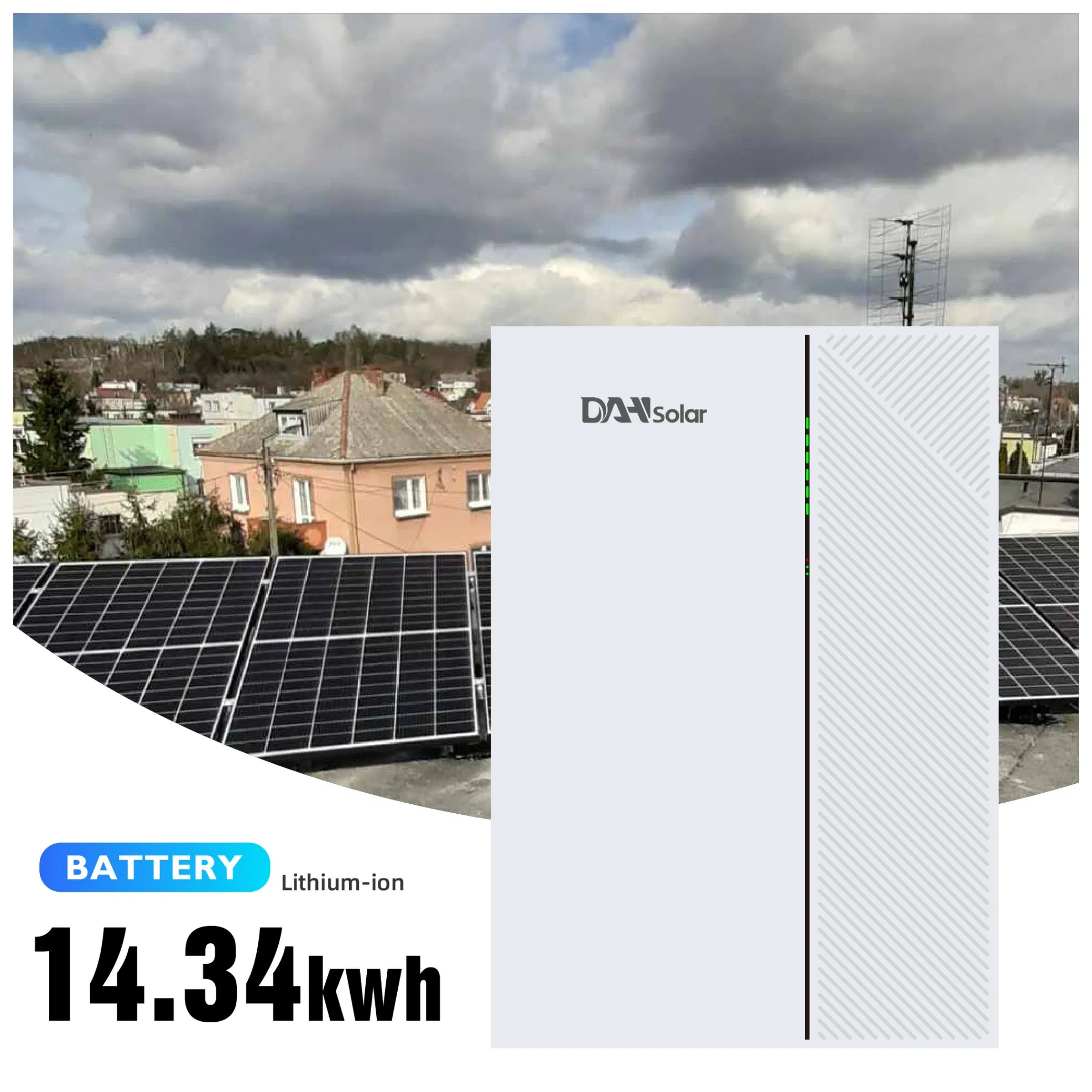 طاقة شمسية تخزين 15kwh بطارية ليثيوم منخفضة الجهد
