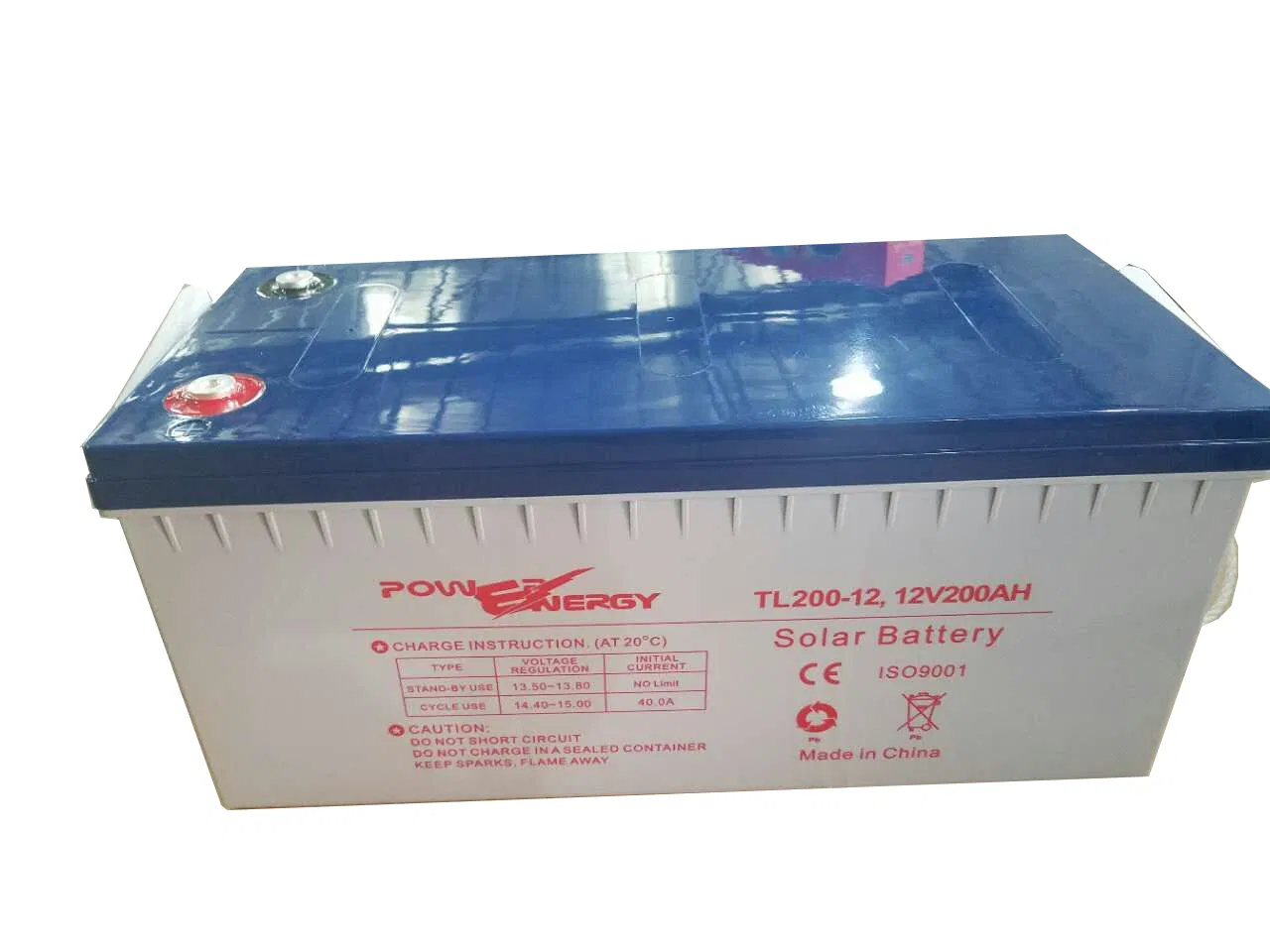 Tl12-200 12V200ah بطارية UPS من نوع VRLA حمض الرصاص المغلقة، بطارية احتياطية، بطارية إضاءة طارئة، بطارية شمسية، بطارية دورة عميقة، بطارية هلامية