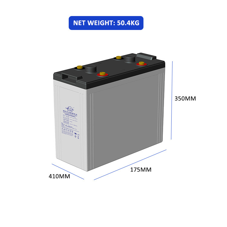 ليوش DJ800 2V 800ah بطارية هلامية طويلة دورة الحياة لتخزين الطاقة المتجددة مركز البيانات