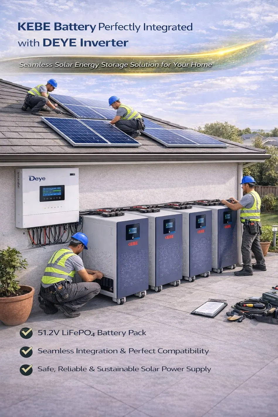 نظام إدارة البطارية الذكي 48V 300A بطارية تخزين الطاقة من بيس إنرجي UPS منخفضة الجهد مع RS485/Can/RS232 الاتصال وعرض LCD بلوتوث واي فاي