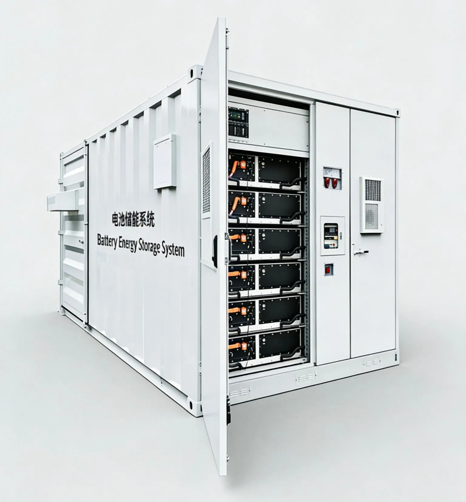3mwh حاوية مبردة سائلة LiFePO4 تخزين الطاقة بالبطاريات للاستخدام الصناعي والتجاري