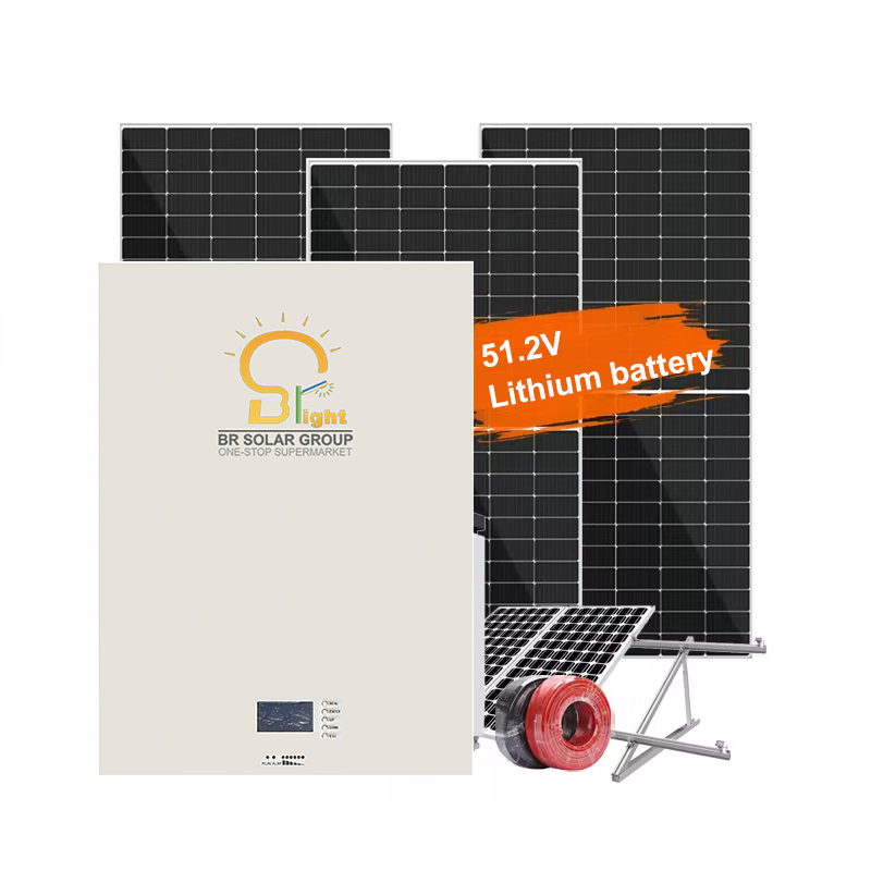 10kwh 15kwh 20kwh بطارية ليثيوم LiFePO4 أيون مثبتة على الحائط 48V 100ah 200ah 300ah لنظام الطاقة الشمسية المنزلية لتخزين الطاقة