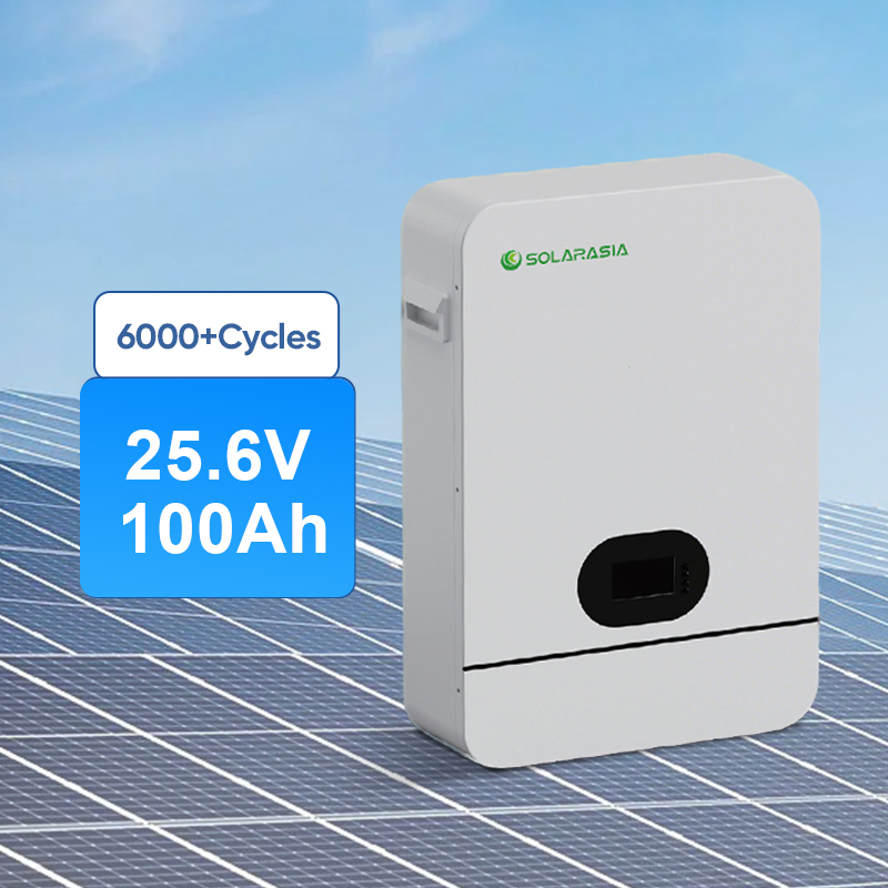 48V 51.2V بطارية شمسية بطارية ليثيوم مثبتة على الحائط LiFePO4 طاقة شمسية 100ah 200ah بطارية تخزين متجددة لأنظمة تخزين الطاقة الشمسية