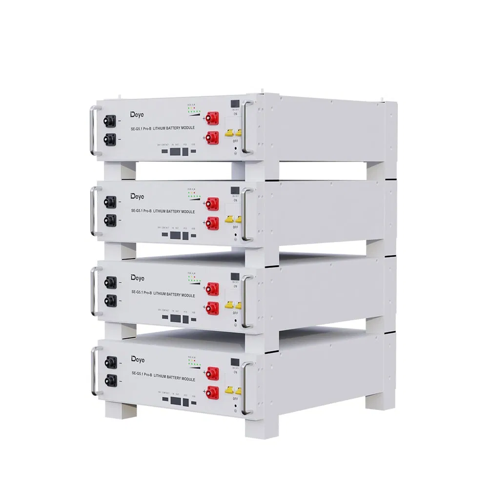 Deye Low Voltage 5kwh 10kwh 16kwh LiFePO4 Lithium Ion Battery Pack in Solar Panel Home Energy Storage