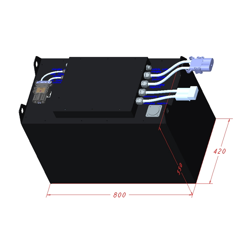 IP65 مقاوم للماء LiFePO4-Lithium حزمة بطارية تخزين الطاقة المتكاملة - استخدام الطاقة المتجددة في الهواء الطلق