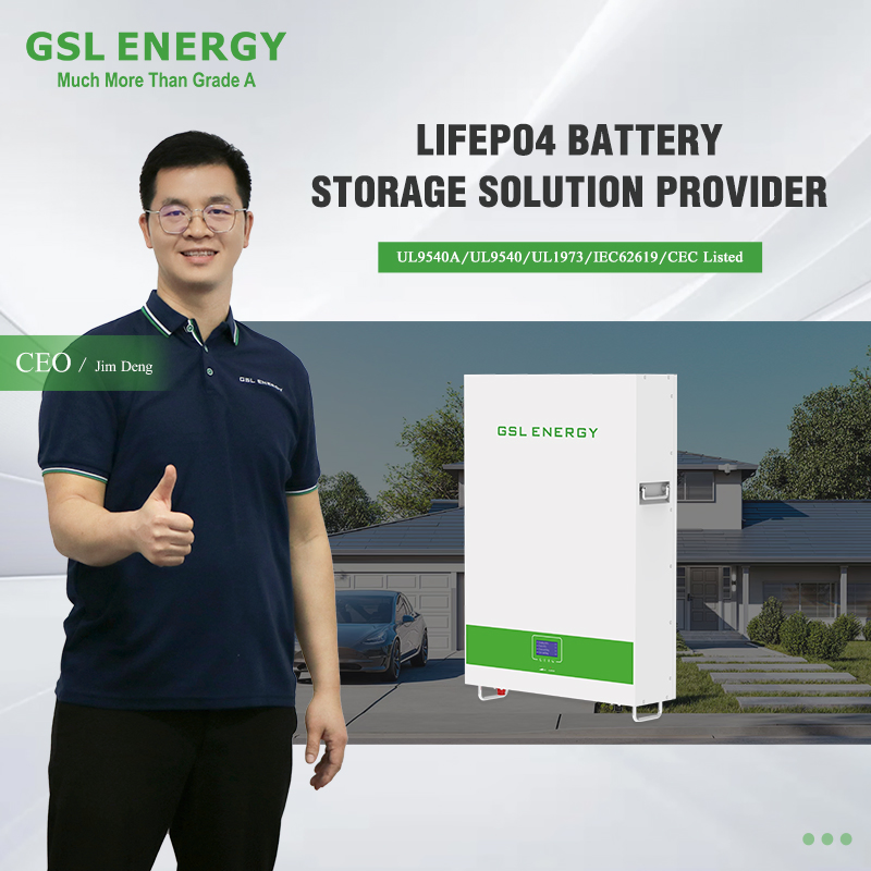 طاقة جيسل 48V 100ah/200ah تخزين بطارية هجينة مباشرة للمنزل 10kwh يمكن الاتصال 100% توريد المصنع من الصين