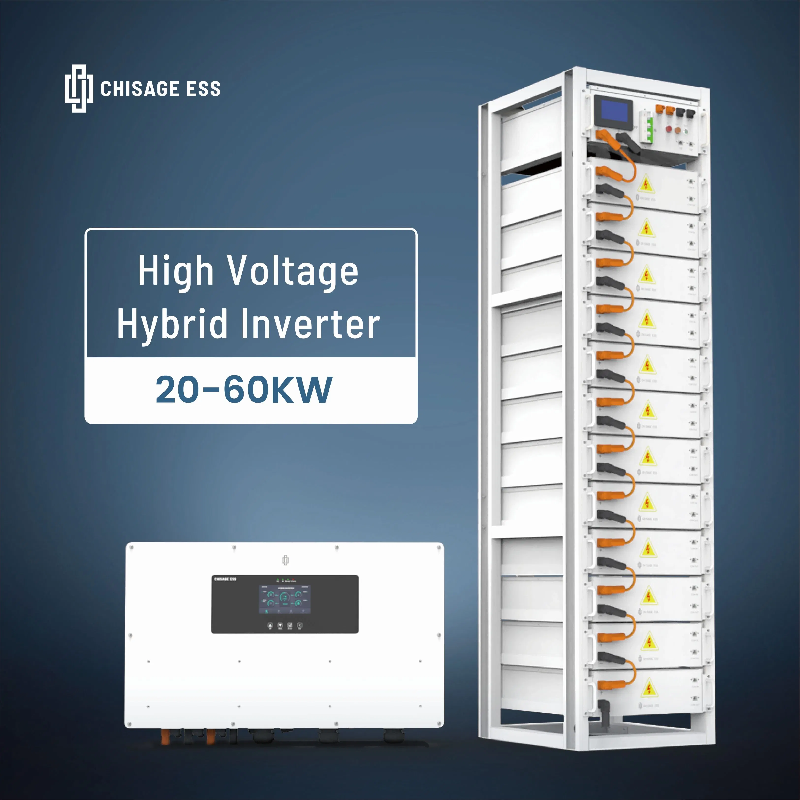 بطارية تخزين الطاقة عالية الجهد 61kwh بطارية ليثيوم مكدسة