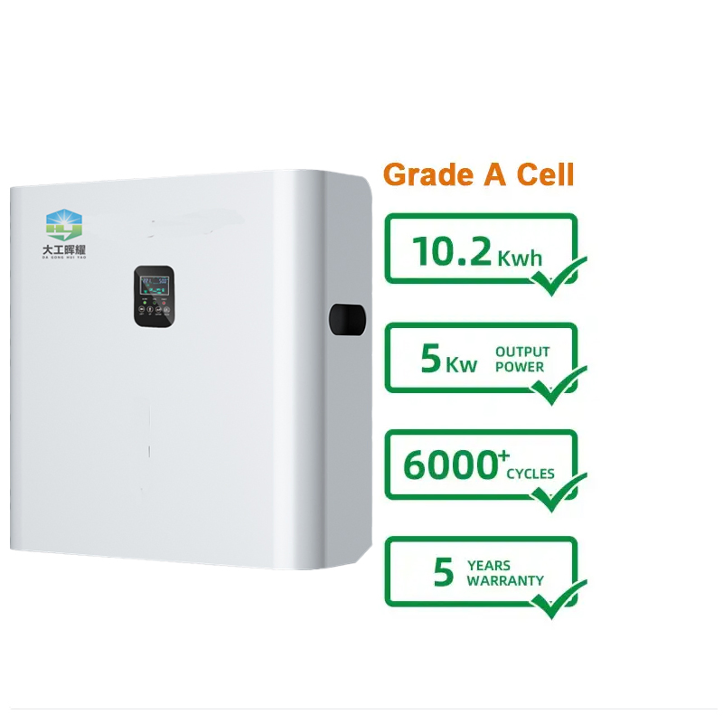بطارية طاقة مثبتة على الحائط 10kwh بطارية تخزين الطاقة LiFePO4 نظام طاقة الطاقة الشمسية بطارية الطاقة