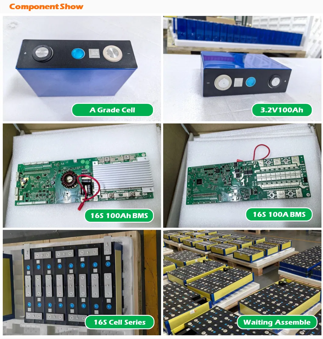 بطارية ليثيوم Cspower 48V100 51.2V100ah Rack-Mount-LiFePO4-5kwh-Battery لنظام الطاقة الشمسية وإمداد الطاقة الاحتياطي UPS