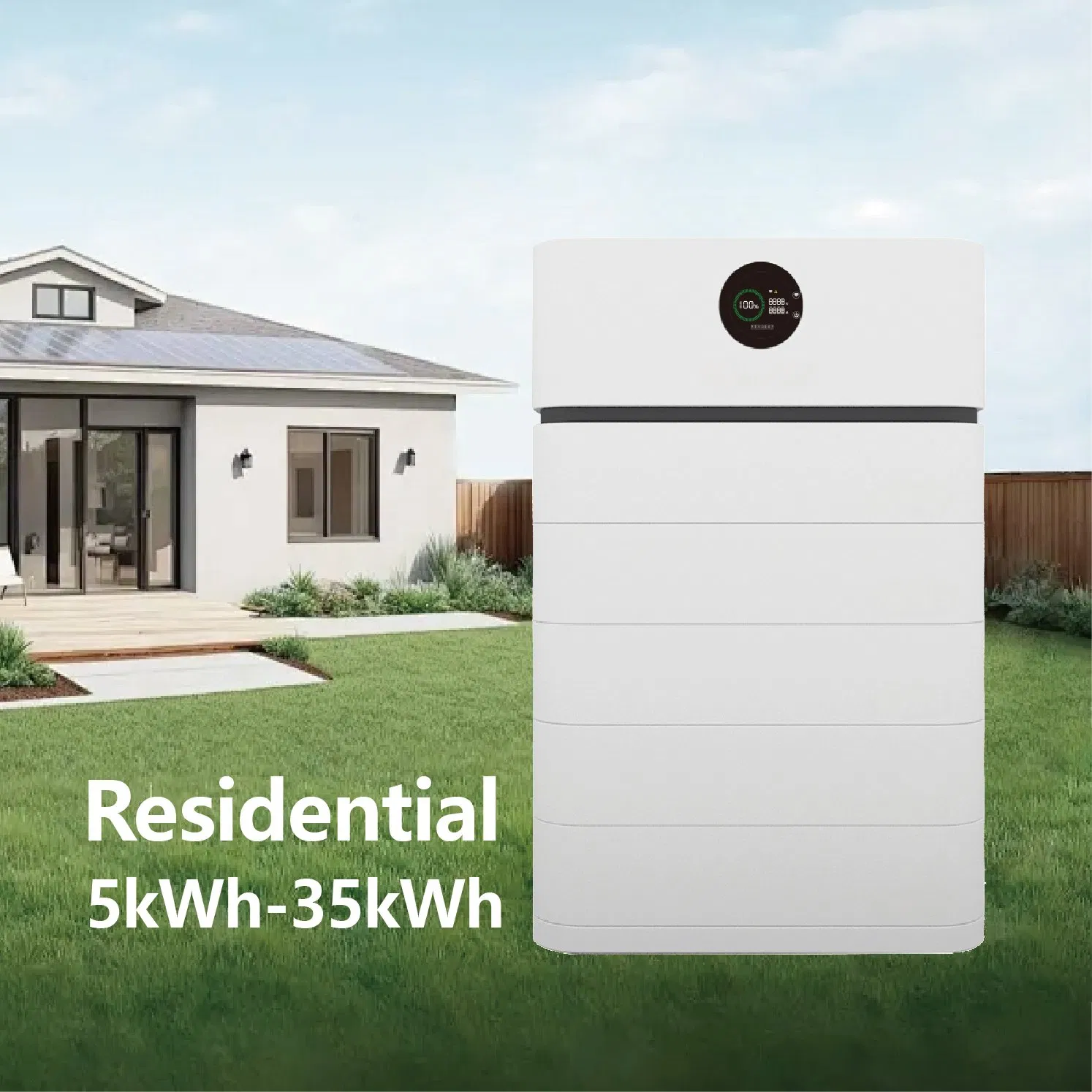 بطارية ليثيوم للطاقة الشمسية منزلية 5/10/15kwh 51.2V نظام تخزين الطاقة الكل في واحد LiFePO4 بطارية لمحطة الطاقة الاحتياطية مع توريد مباشر من المصنع في الصين