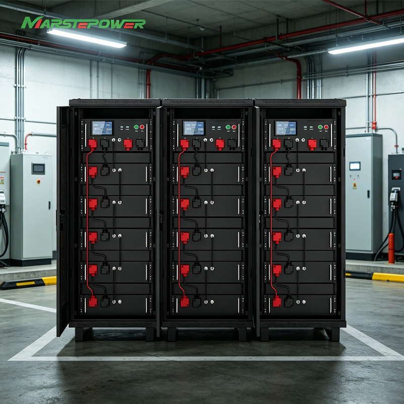 حزمة بطارية ليثيوم مثبتة على الرف موثوقة 25.6V 100ah لتخزين الطاقة