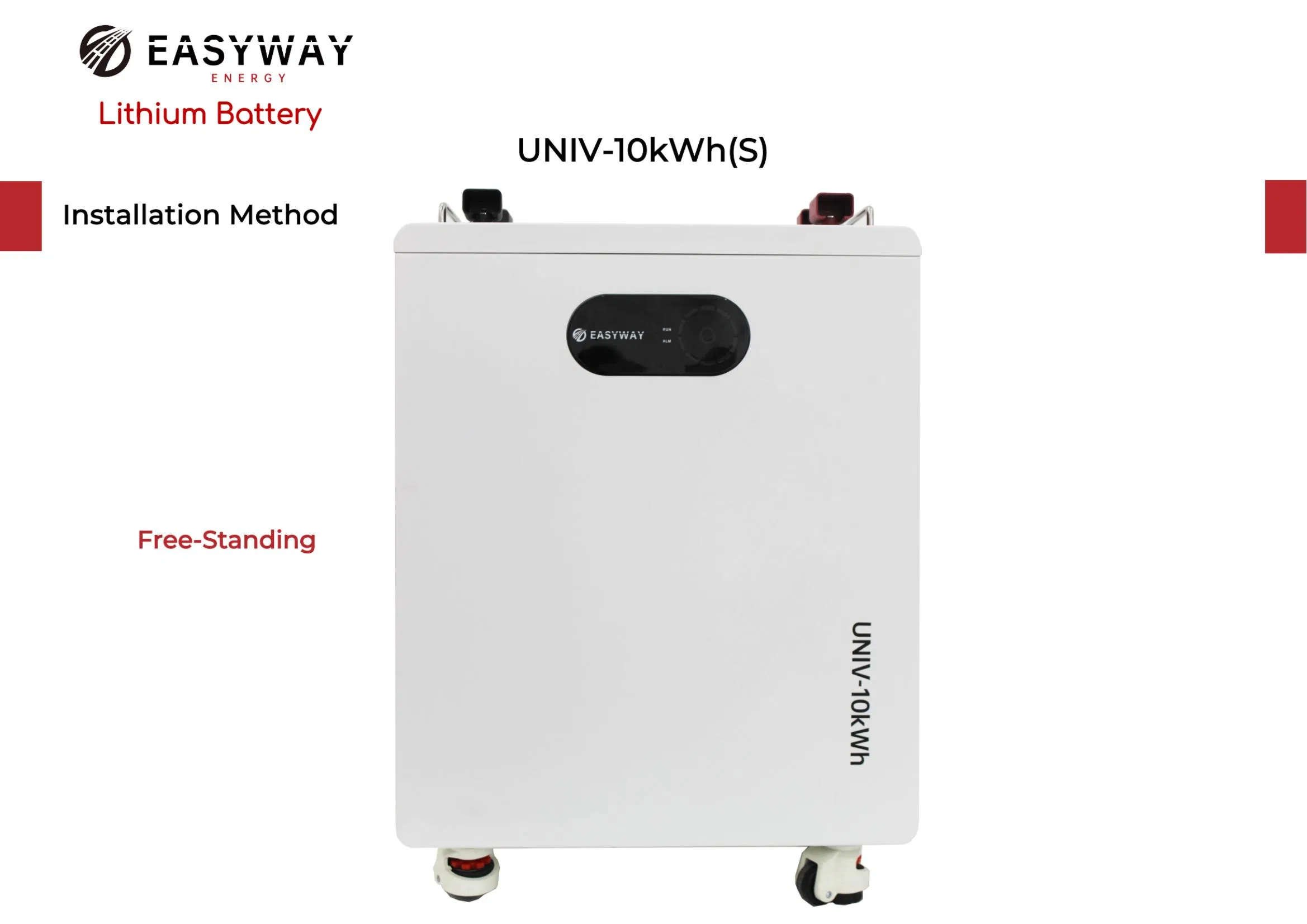 بطارية تخزين هجين للطاقة مثبتة على الحائط 10kwh