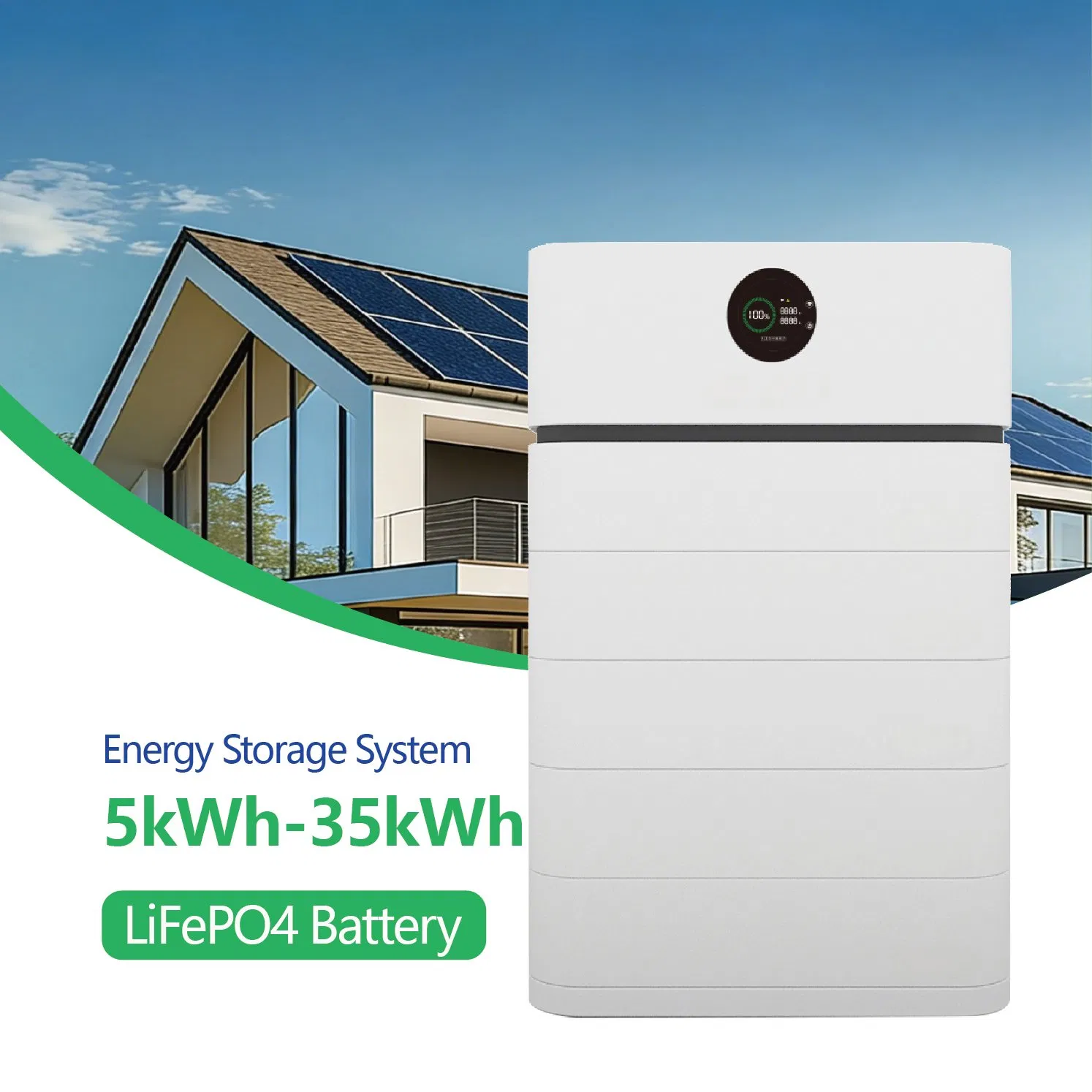 بطارية ليثيوم للطاقة الشمسية منزلية 5/10/15kwh 51.2V نظام تخزين الطاقة الكل في واحد LiFePO4 بطارية لمحطة الطاقة الاحتياطية مع توريد مباشر من المصنع في الصين
